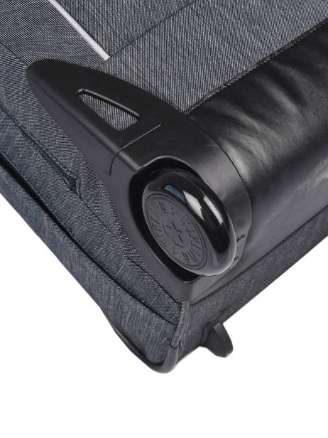 Rugzak Op Wieltjes Sari 2 Compartimenten Kipling Blauw back to school 16310 ander zicht 3