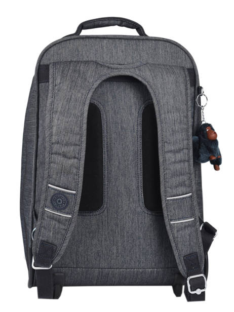 Rugzak Op Wieltjes Sari 2 Compartimenten Kipling Blauw back to school 16310 ander zicht 4