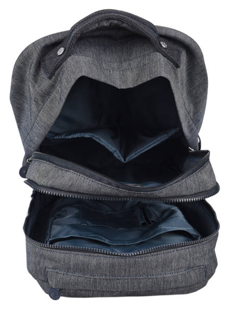 Rugzak Op Wieltjes Sari 2 Compartimenten Kipling Blauw back to school 16310 ander zicht 5