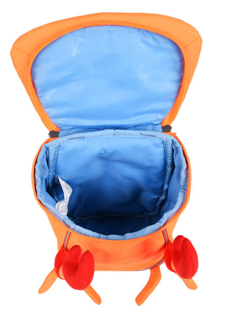 Rugzak 1 Compartiment Affenzahn Oranje small friends NES1 ander zicht 5
