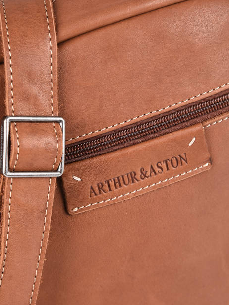 Cross Body Tas Arthur Leder Arthur & aston Bruin johany 10 ander zicht 1