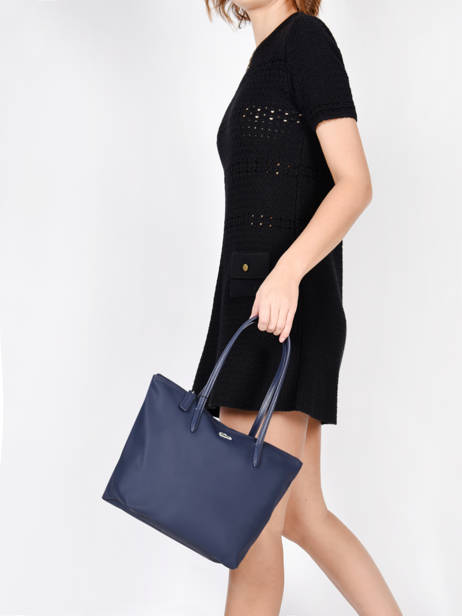 Cross Body Tas L.12.12 Concept Lacoste Blauw l.12.12 concept NF2037PO ander zicht 1