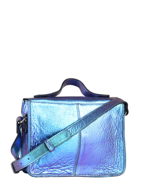 Cross Body Tas Mlle George Scarabee Leder Paul marius Blauw scarabee GEORGSCA ander zicht 4