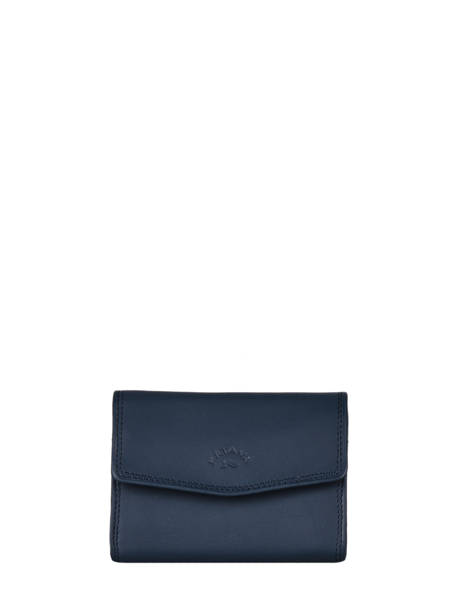 Portemonnee Leder Katana Blauw marina 753058