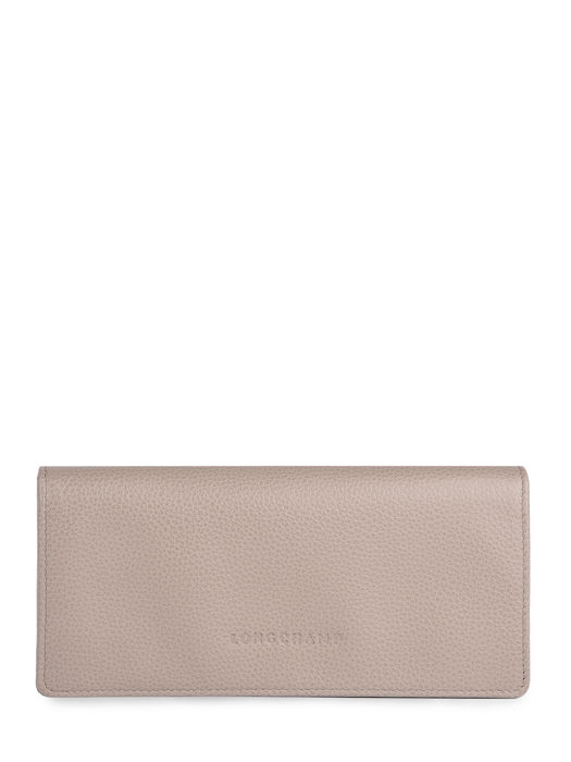 Longchamp Le foulonné Portefeuille Grijs