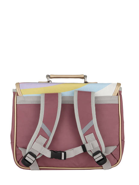 Boekentas 1 Compartiment Caramel et cie Roze boheme FI ander zicht 4