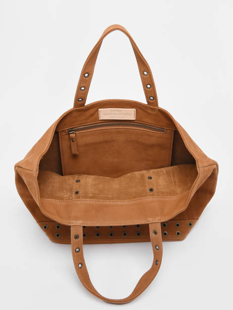 Handtas Cabas Cuir Leder Vanessa bruno Roze cabas cuir 22V40413 ander zicht 3