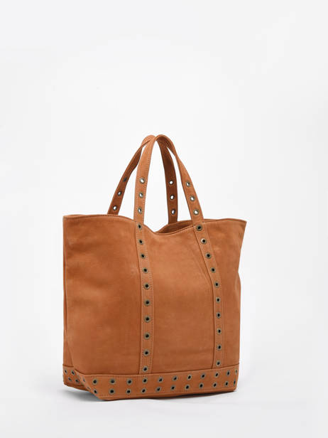 Handtas Cabas Cuir Leder Vanessa bruno Roze cabas cuir 22V40413 ander zicht 4