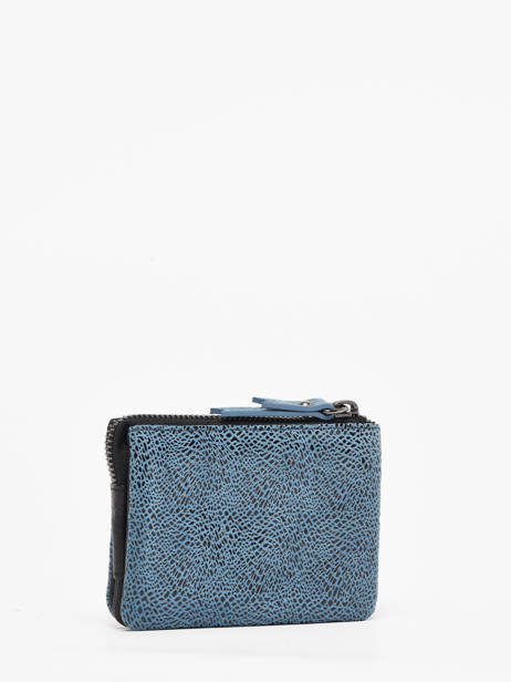 Portefeuille FoulonnÃ© Leder Yves renard Blauw foulonne 29460 ander zicht 2