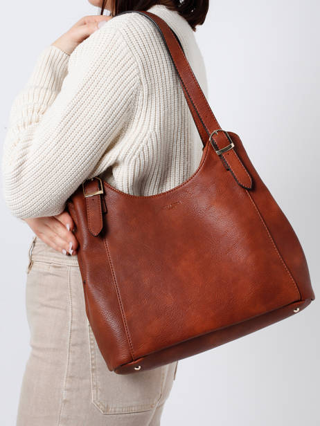Handtas Toscane Hexagona Bruin toscane 23666-28 ander zicht 1