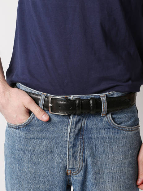 Riem Petit prix cuir Zwart belt ANOUK ander zicht 1