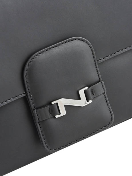 Cross Body Tas Sagan Leder Nathan baume Zwart ines 2 ander zicht 2