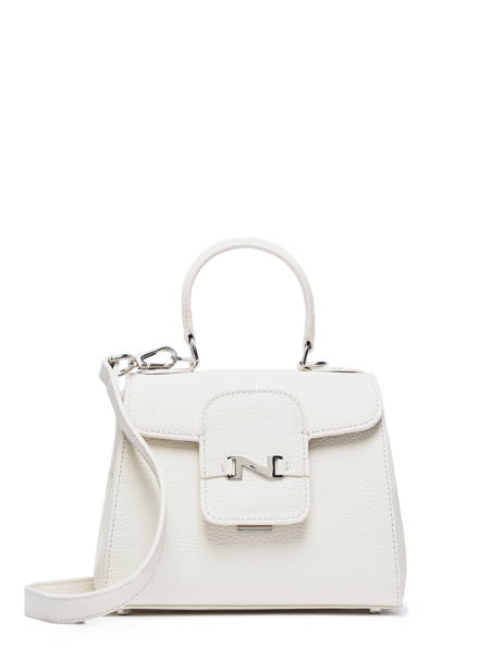 Cross Body Tas Mini Duras Leder Nathan baume Beige ines 4