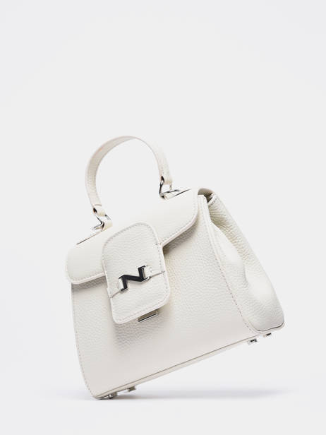 Cross Body Tas Mini Duras Leder Nathan baume Beige ines 4 ander zicht 2