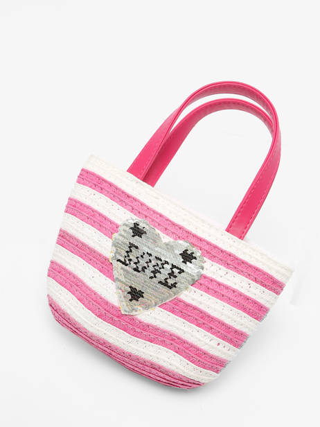 Handtas Le voyage en panier Roze kids PM374 ander zicht 1