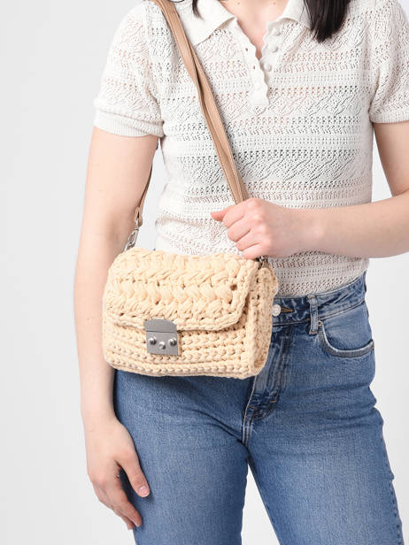 Cross Body Tas Champetre Le voyage en panier Beige champetre PM653 ander zicht 1