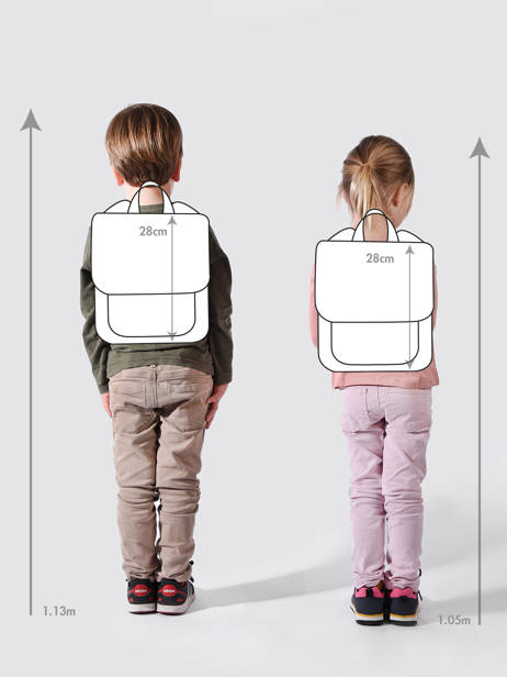 Mini Rugzak Kipling Violet back to school K00253 ander zicht 1