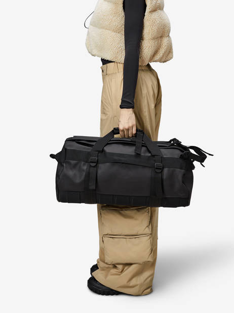 Texel Duffel Bag Small - Reistas Rains Zwart travel 13480 ander zicht 1