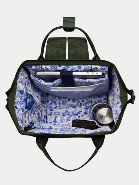Personaliseerbare Rugzak Adventurer Medium Cabaia Groen adventurer BAGS ander zicht 3