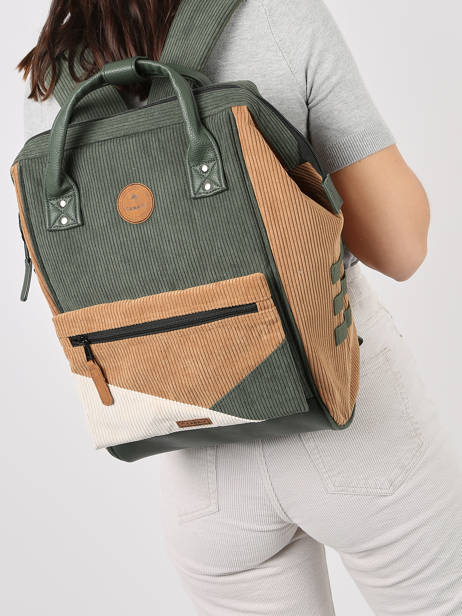 Personaliseerbare Rugzak Adventurer Medium Cabaia Groen adventurer BAGS ander zicht 1