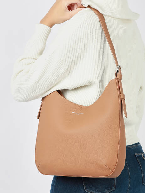 Schoudertas Rumba Leder Nathan baume Bruin nathan 53 ander zicht 1